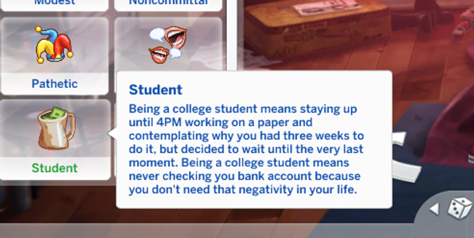 College Student Trait College Student Trait