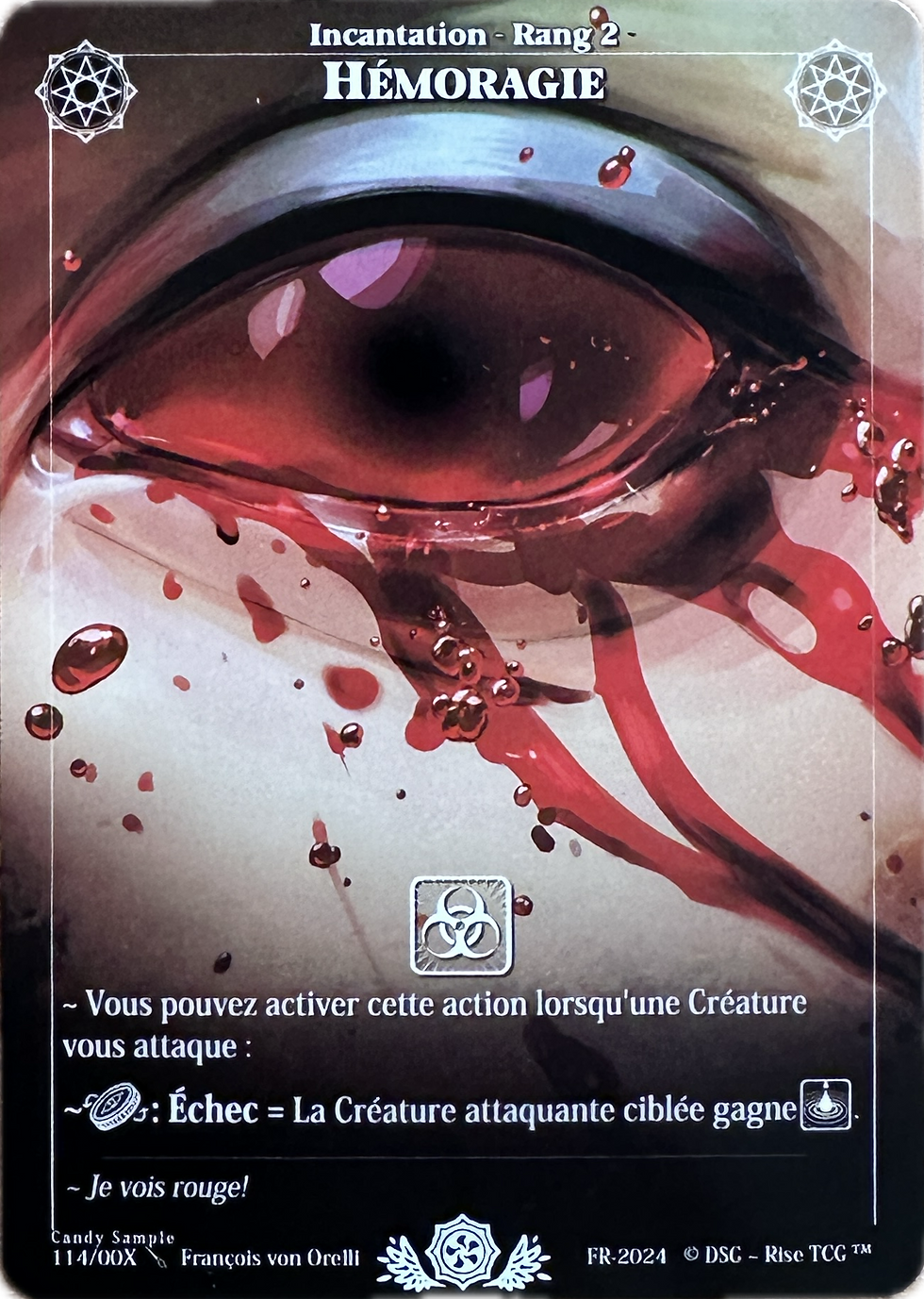 Rise TCG ( Candypocalypse / Sample  )Hémoragie