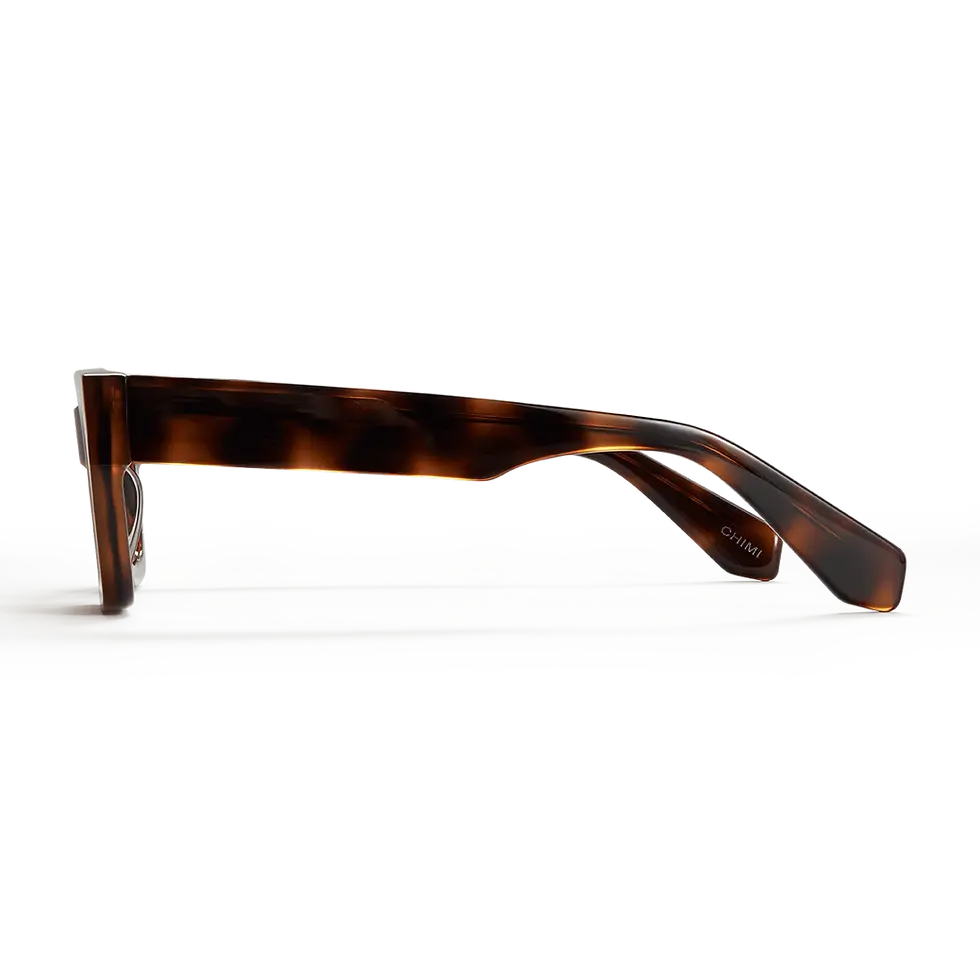 Thumbnail: Tortoise-shell sunglasses, side view