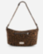 Leopard print shoulder bag