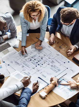strategic planning in higher education a realistic photo image with a diverse group of peo