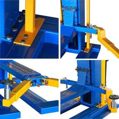 Thumbnail: XK M6200 Car Lifts Model 220V Manually Unlock Mobile 6200Lbs Capacity