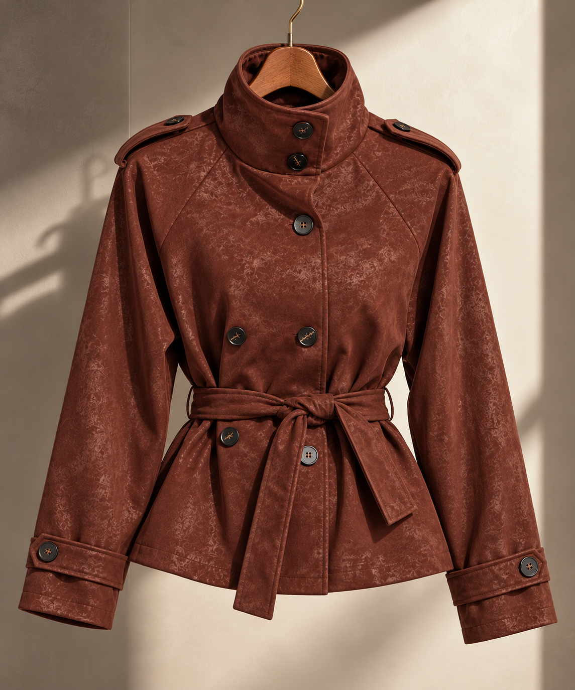 TERRA JACQUARD TRENCH