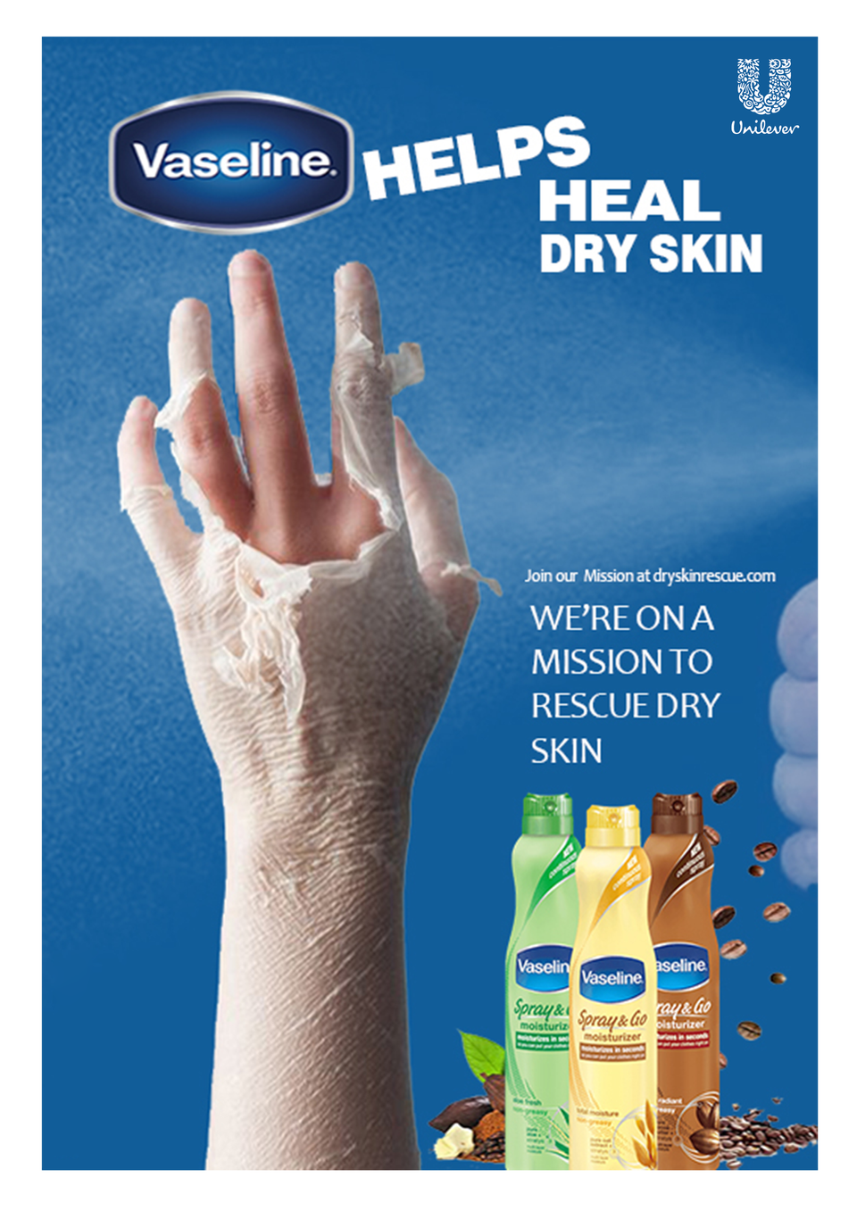 vaseline advertisment design 