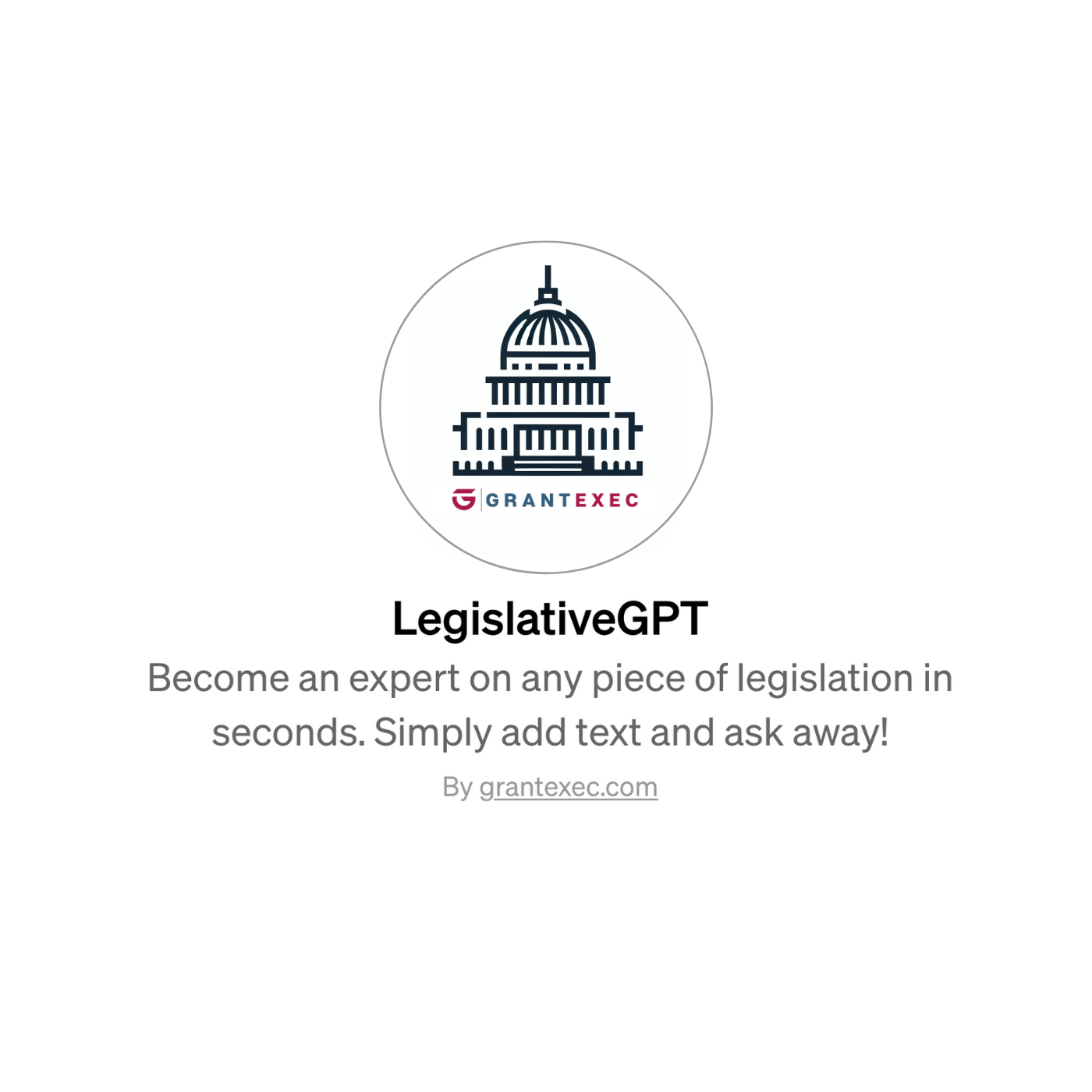 Breaking New Ground in Legislative Analysis: GrantExec Introduces LegislativeGPT