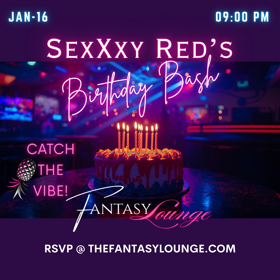 SEXXXY RED'S BIRTHDAY BASH-RSVP