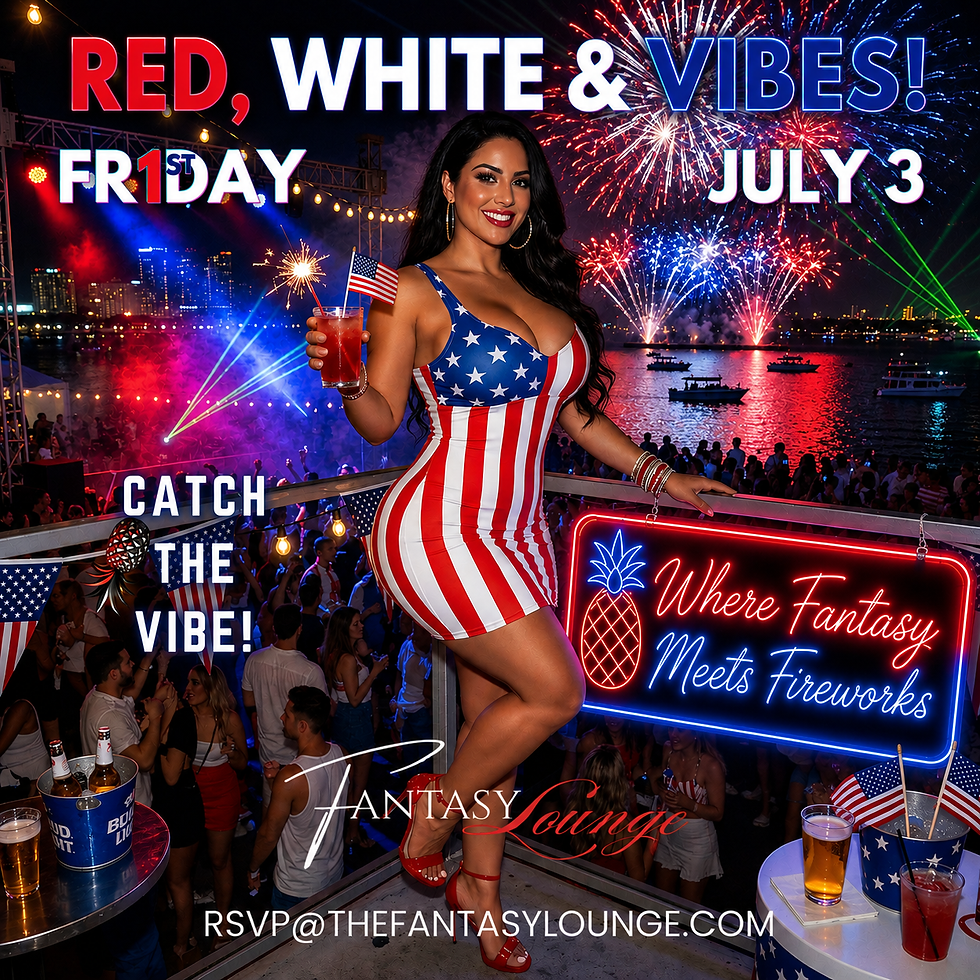 Friday Night Event-July 3-Theme:Red, White & Vibes