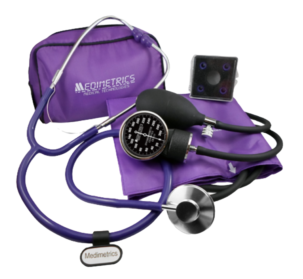 Kit baumanómetro con estetoscopio