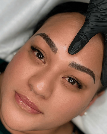 Perfect Combination Brows at Kalie's Brows and Beauty, permanent tattoo by Kalie the head artist, located in Auburn Sydney.