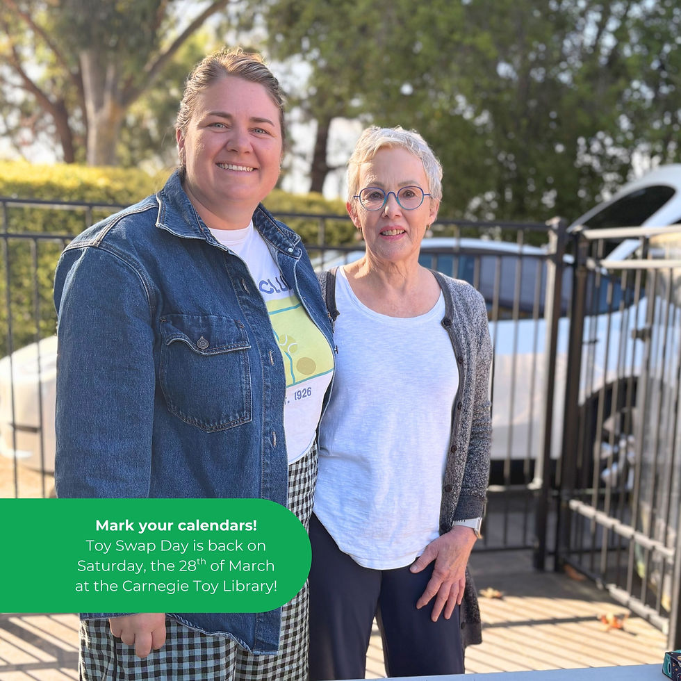 COMING UP AT THE TOY LIBRARY... 🗓️