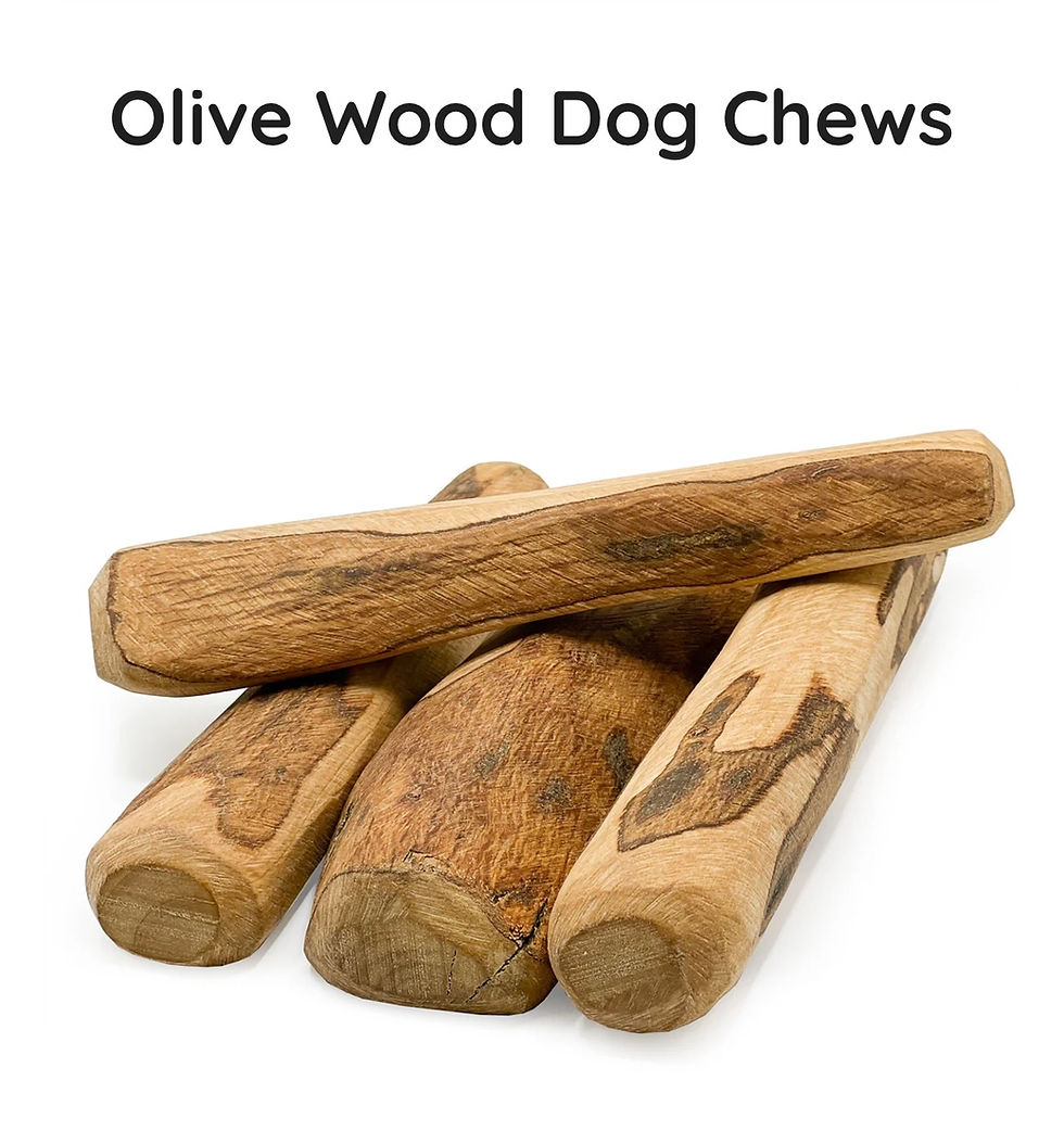 Treaby Olive Wood Dog Chews - Medium £8.99 or Large £12.49