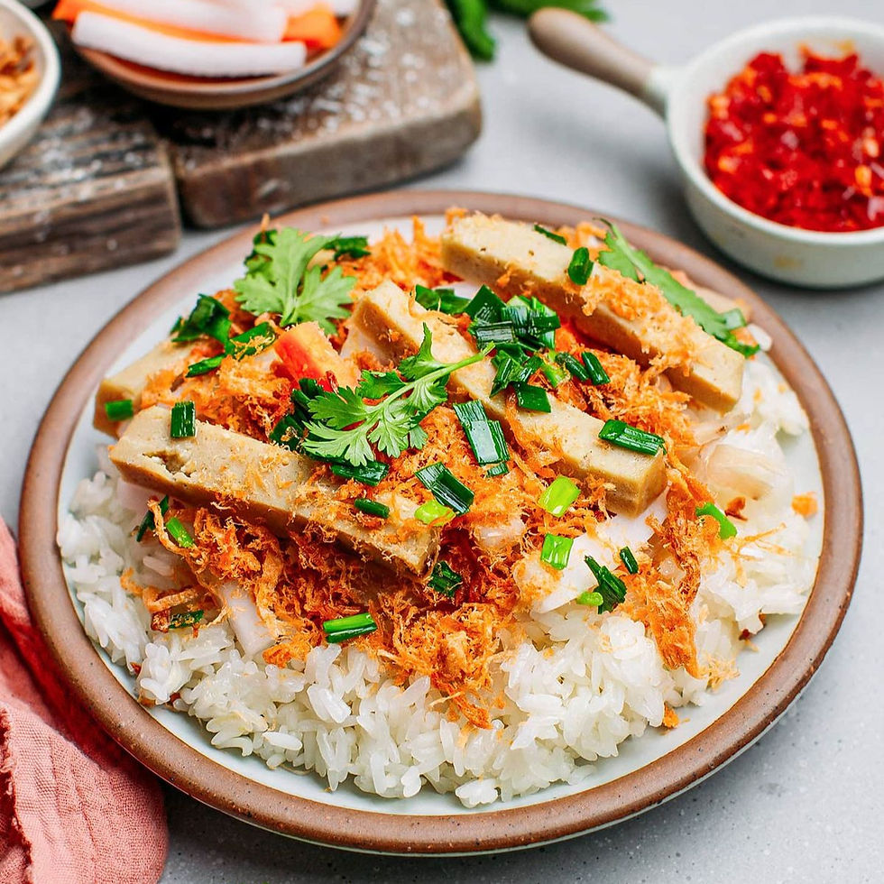 Xôi mặn. Nguồn: Sưu tầm.