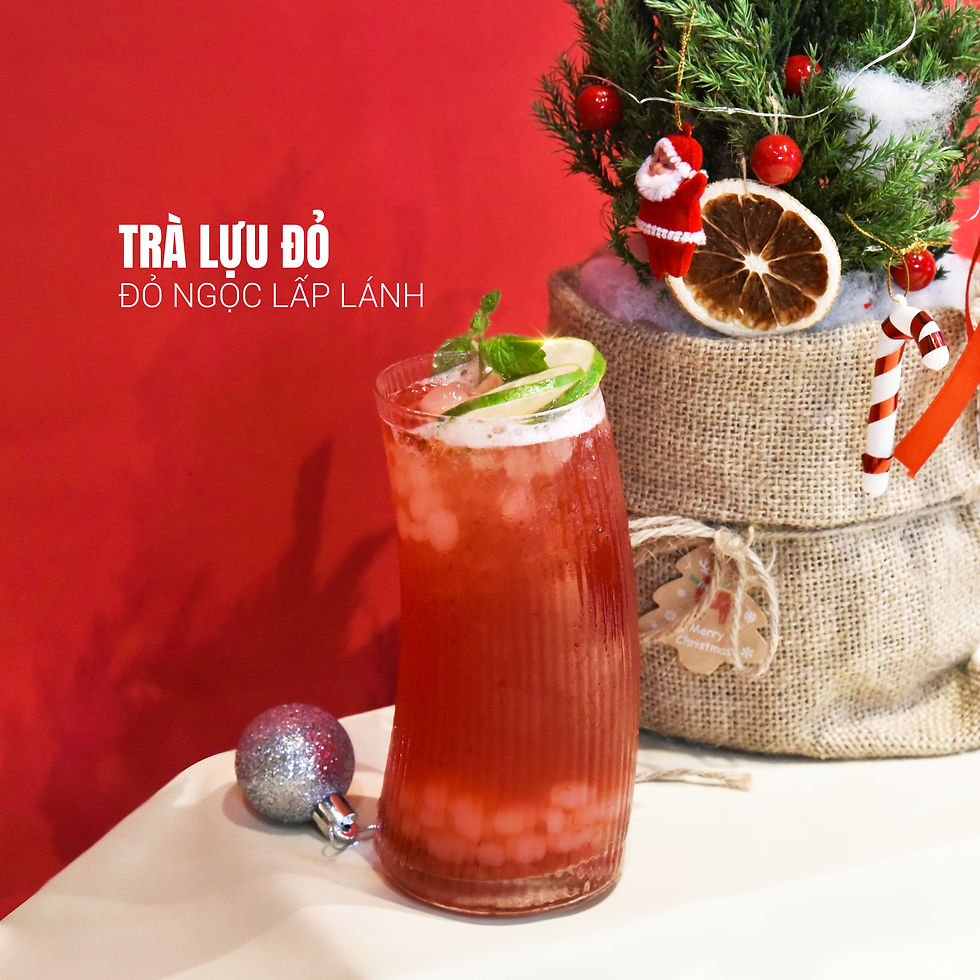 Trà Lựu Đỏ – Đỏ Ngọc Lấp Lánh.