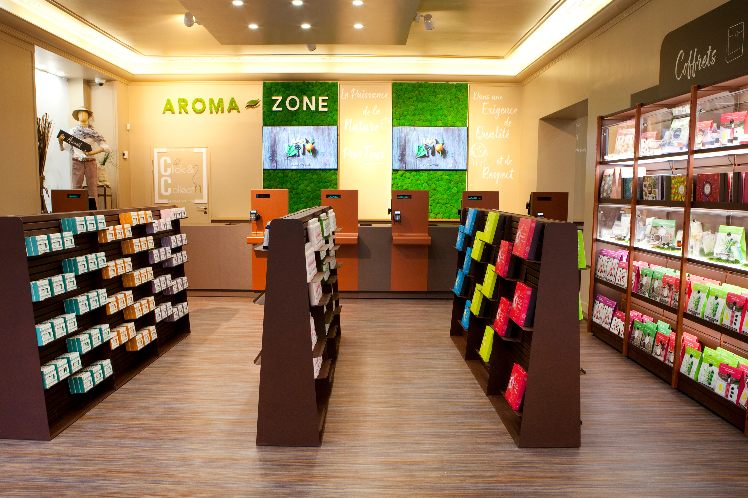 Agence B5 DESIGN Concept Store AromaZone Paris Haussmann