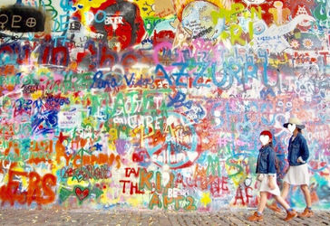 ⑧チェコ プラハ旅行記2017 / ジョン・レノンの壁(John Lennon Wall) & 某フレンチレストラン