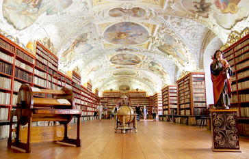 ⑨チェコ プラハ旅行記2017/ストラホフ修道院の図書室「哲学の間」と「神学の間」