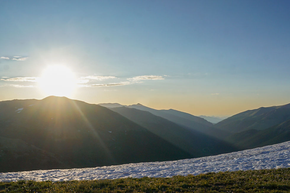 Started with a beautiful sunrise, which always helps!