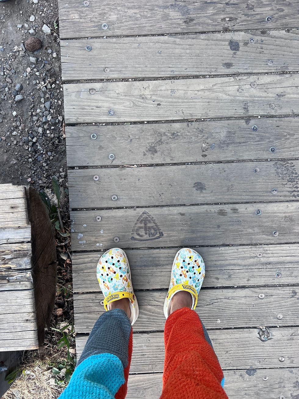 You'd never know I was a hiker when I'm in my comfy town clothes/pajamas
