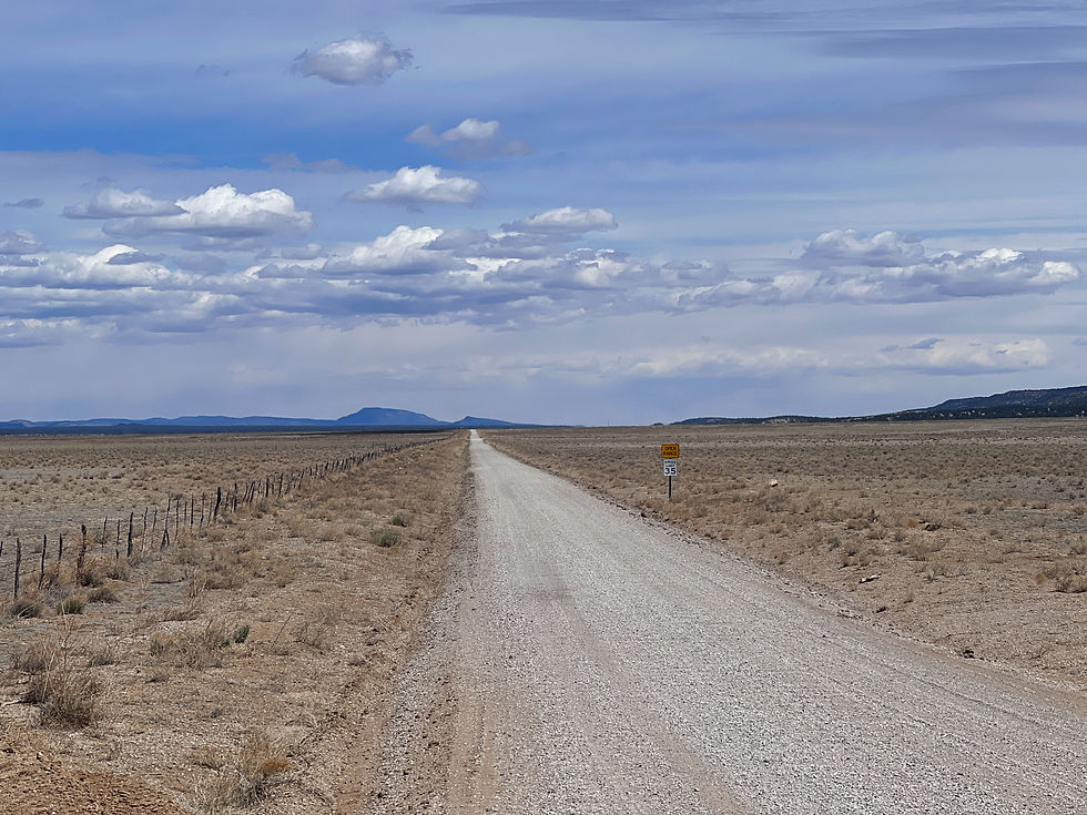 road walk in New Mexico