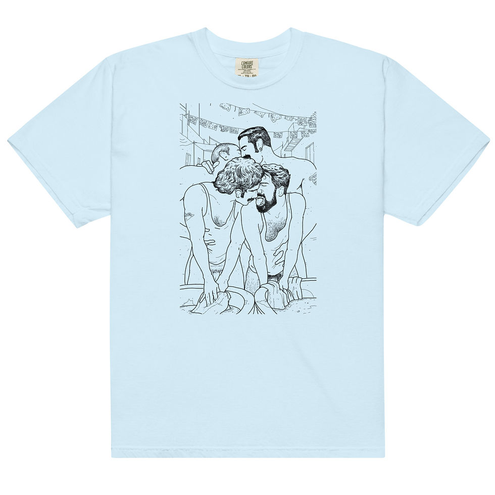 Thumbnail: LAVADEROS (Black Line Art) T-shirt