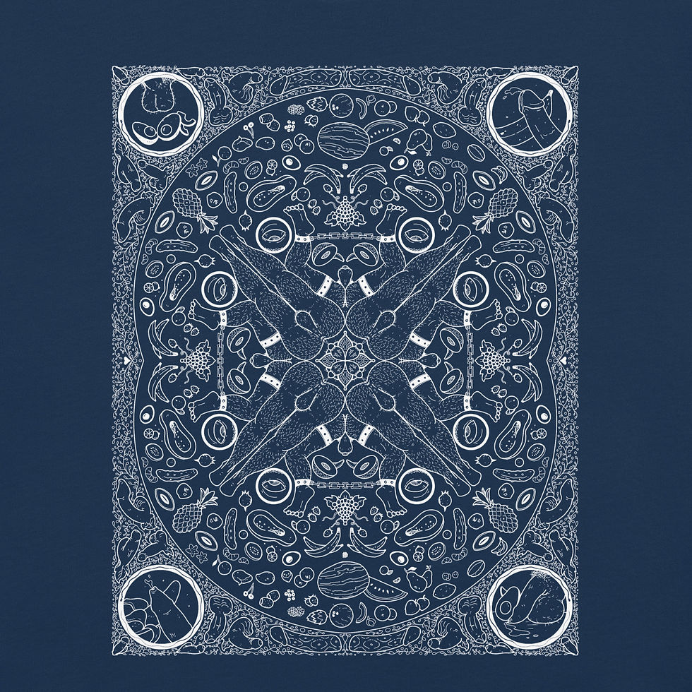 Thumbnail: FRUTAS (White Line Art) T-shirt