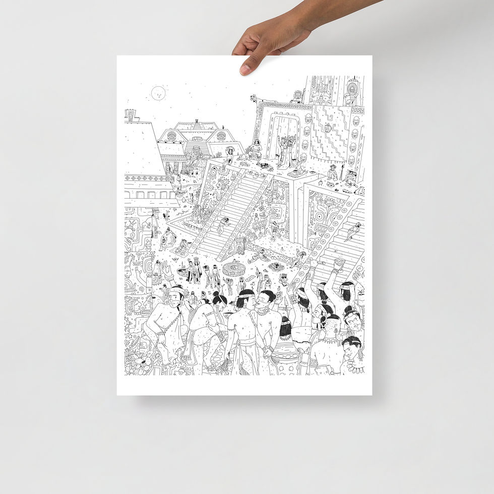 Thumbnail: QUIMERA PREHISPÁNICA - Fine Art Print