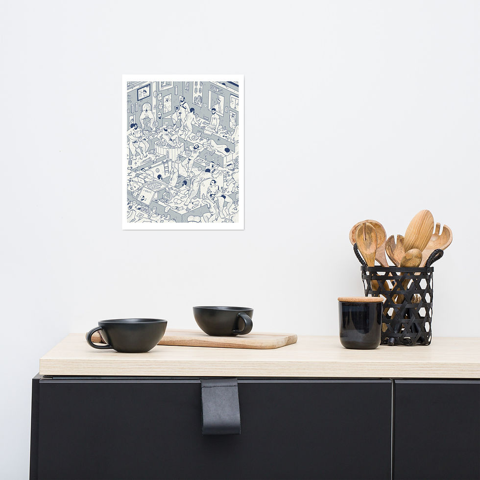 Thumbnail: BAÑO TURCO - Art Print