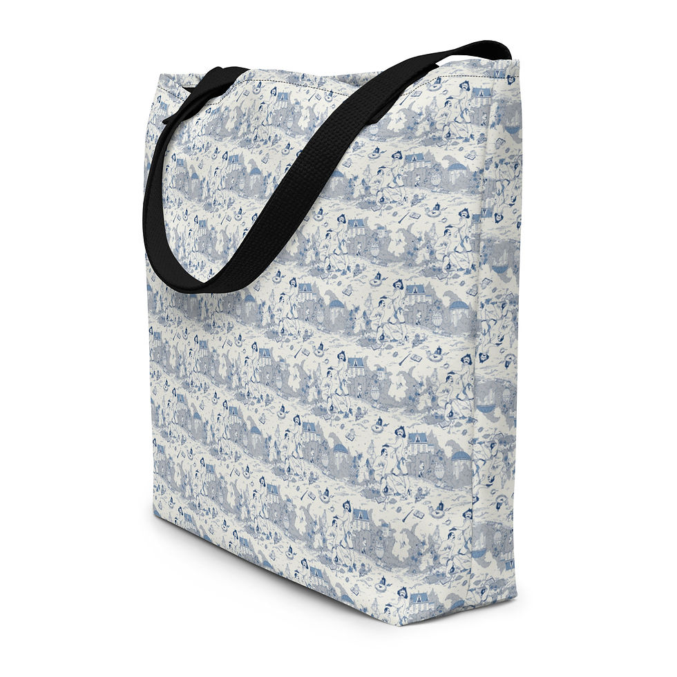 Thumbnail: TARDES DE PRIMAVERA - Large Tote Bag