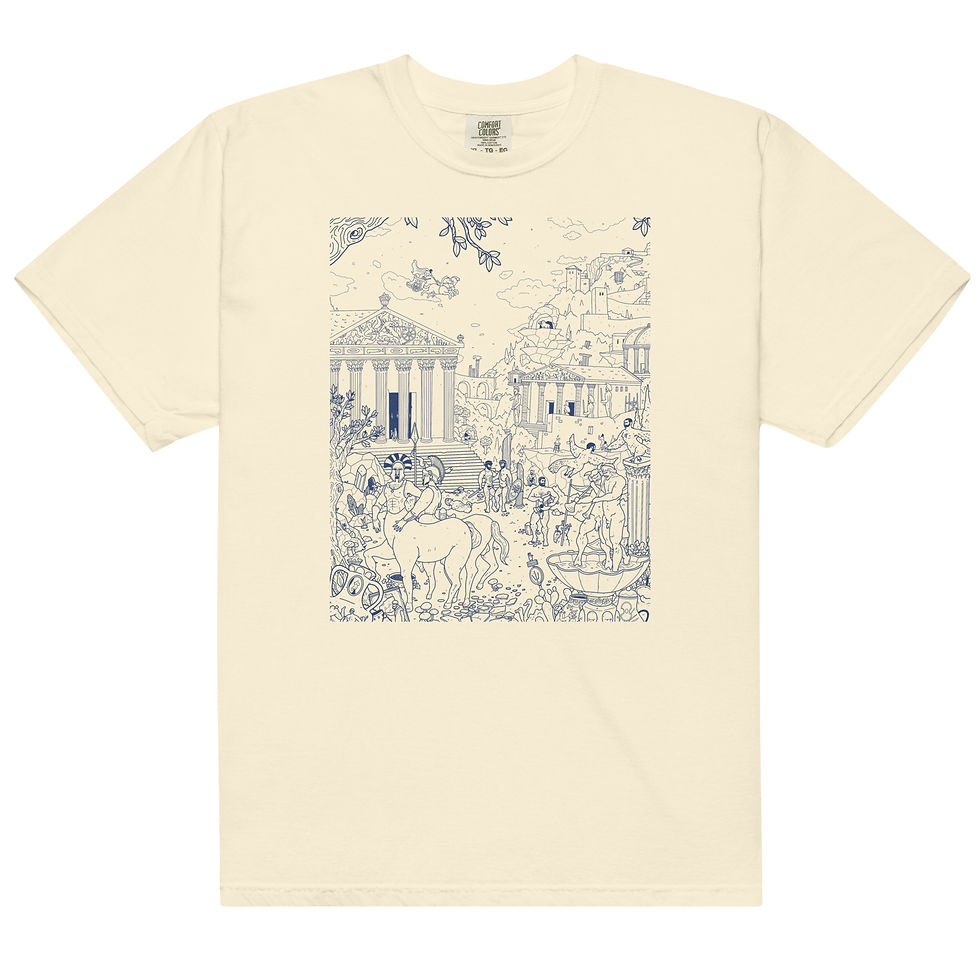 Thumbnail: MÍTICO (Blue Line Art) T-shirt