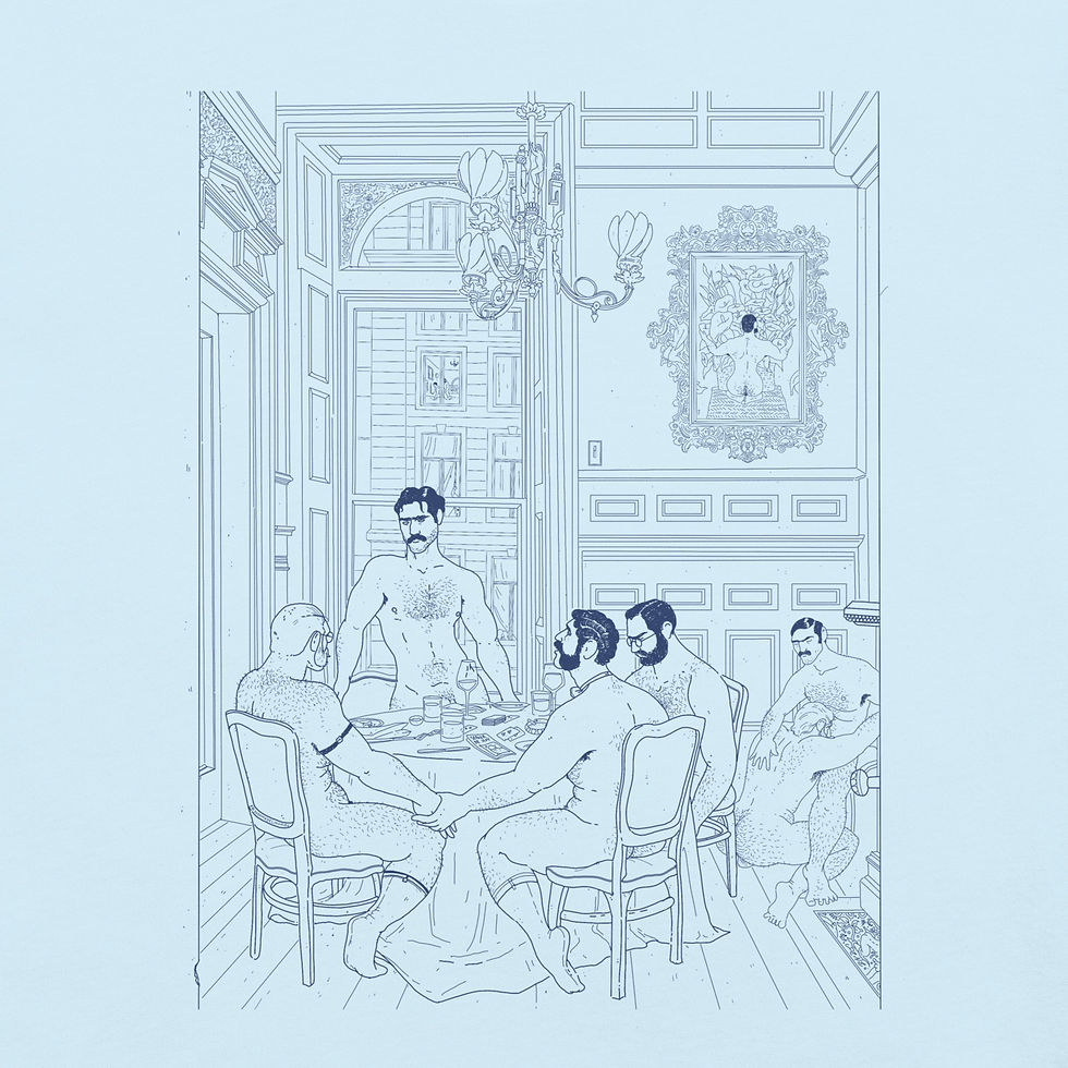 Thumbnail: BAR GEORGE (Blue Line Art) T-shirt