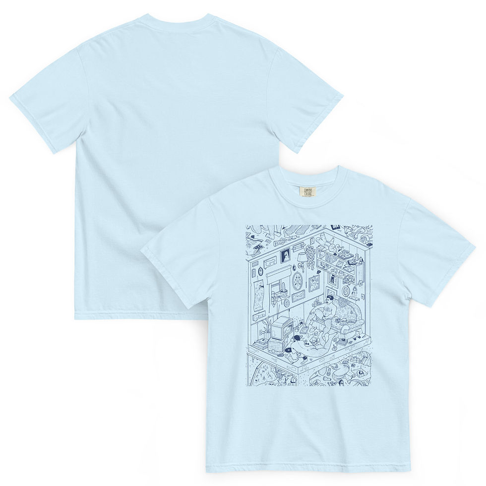 Thumbnail: 1986 (Blue Line Art) T-shirt