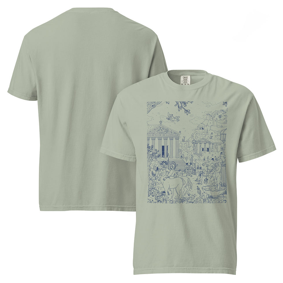 Thumbnail: MÍTICO (Blue Line Art) T-shirt