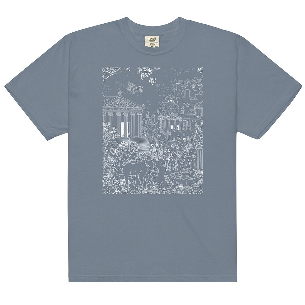 Thumbnail: MÍTICO (White Line Art) T-shirt