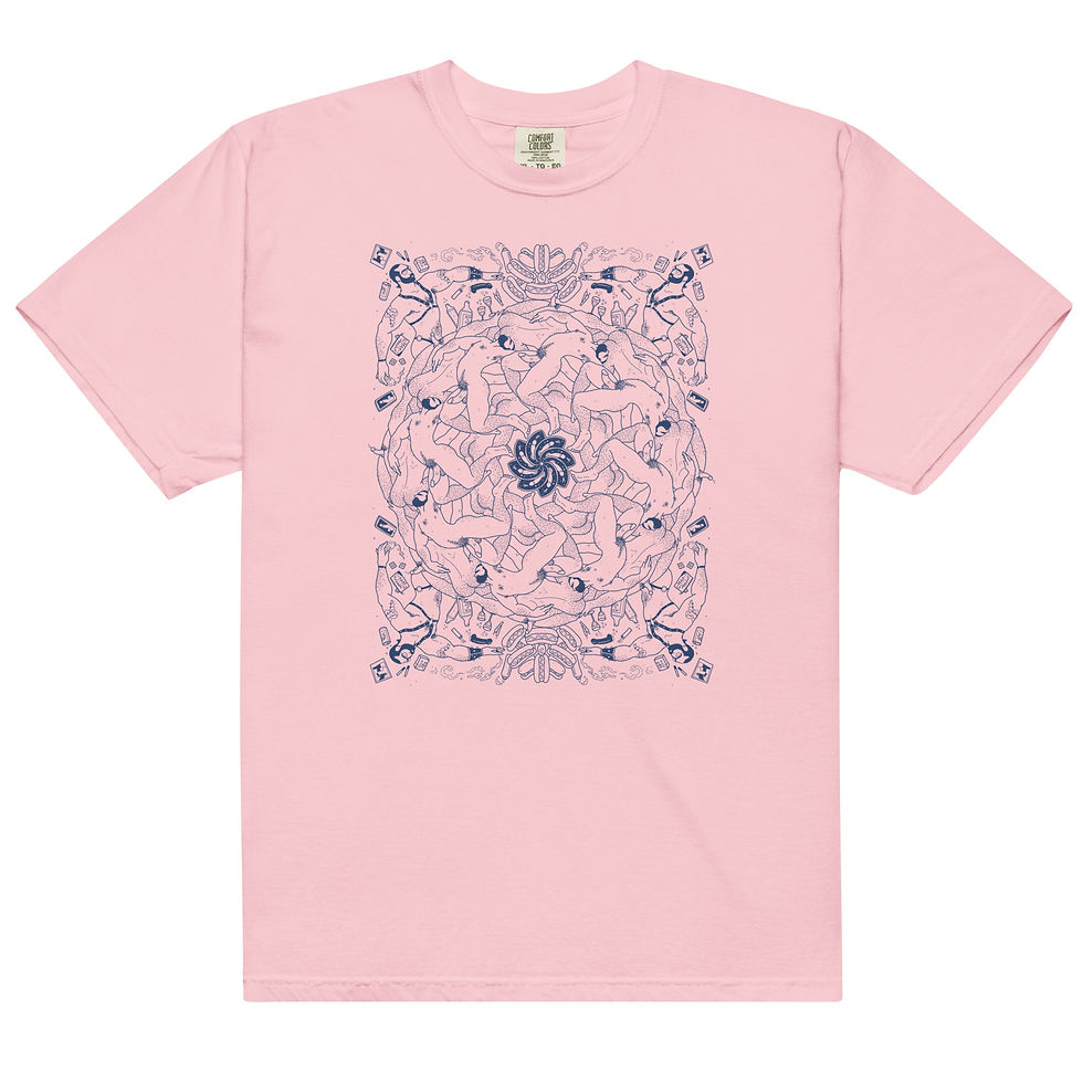 Thumbnail: VITAL (Blue Line Art) T-shirt