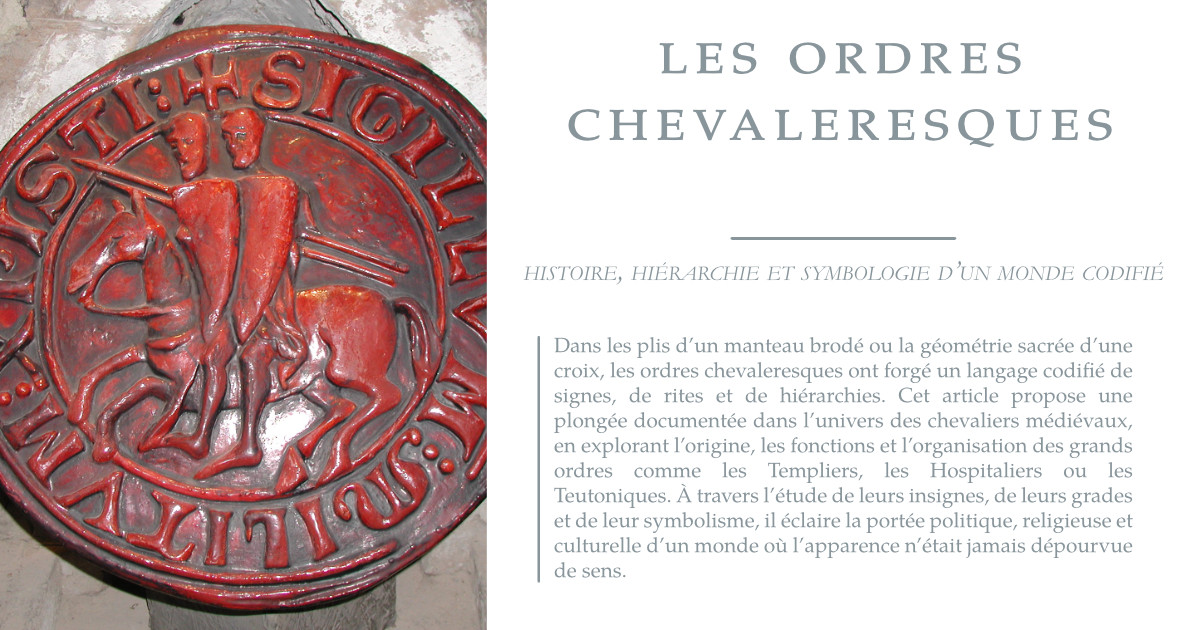 Codifie Les ordres chevaleresques : histoire, hiérarchie et symbologie d’un ...