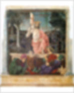 Cette fresque monumentale, chef-d'œuvre de Piero della Francesca, représente le Christ ressuscité, triomphant de la mort. Au centre de la composition, le Christ se dresse au-dessus de son tombeau, tenant un étendard blanc marqué de la croix rouge, symbole de sa victoire et de l'espoir chrétien. Sa posture, calme et imposante, contraste avec les soldats endormis au premier plan, symbolisant l'ignorance et l’humanité encore plongée dans le sommeil spirituel. Le paysage à l’arrière-plan est divisé en deux parties distinctes : à gauche, des arbres dénudés évoquent la mort et l’hiver ; à droite, des arbres feuillus représentent la renaissance et le printemps, cycles naturels associés à Pâques. Les tons subtils et le clair-obscur renforcent l’aura divine et intemporelle du Christ.