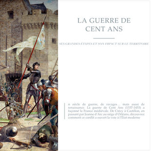 Jeanne d’Arc au siège d’Orléans en 1429, peinture de Jules Eugène Lenepveu exposée au Panthéon, montrant l’héroïne en armure brandissant sa bannière devant les murailles.