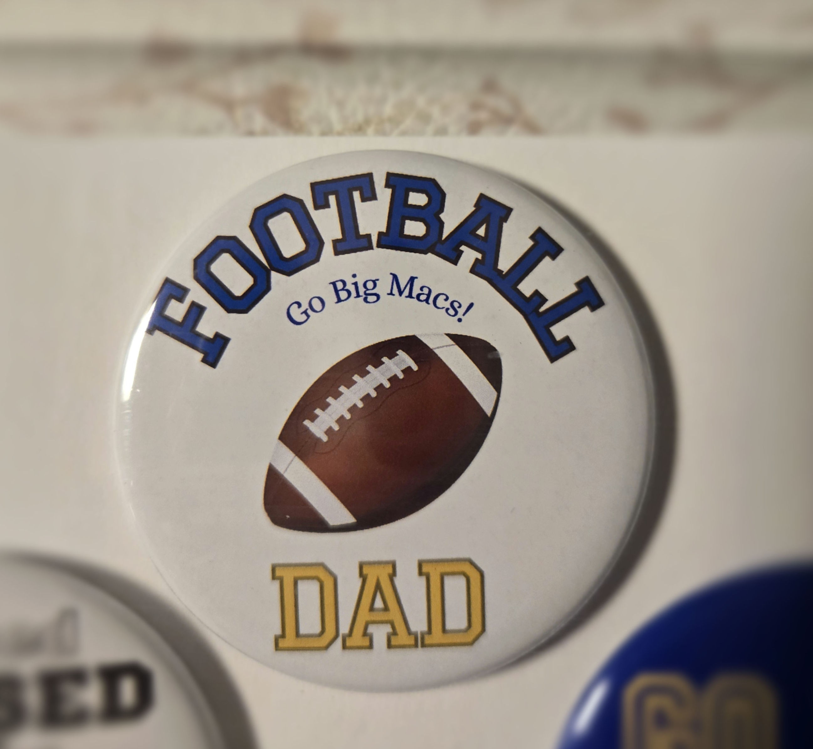 3" Dad Sport Magnets