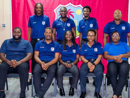WICUA UMPIRES IN THE WEST INDIES MEN'S U19 TOURNAMENT