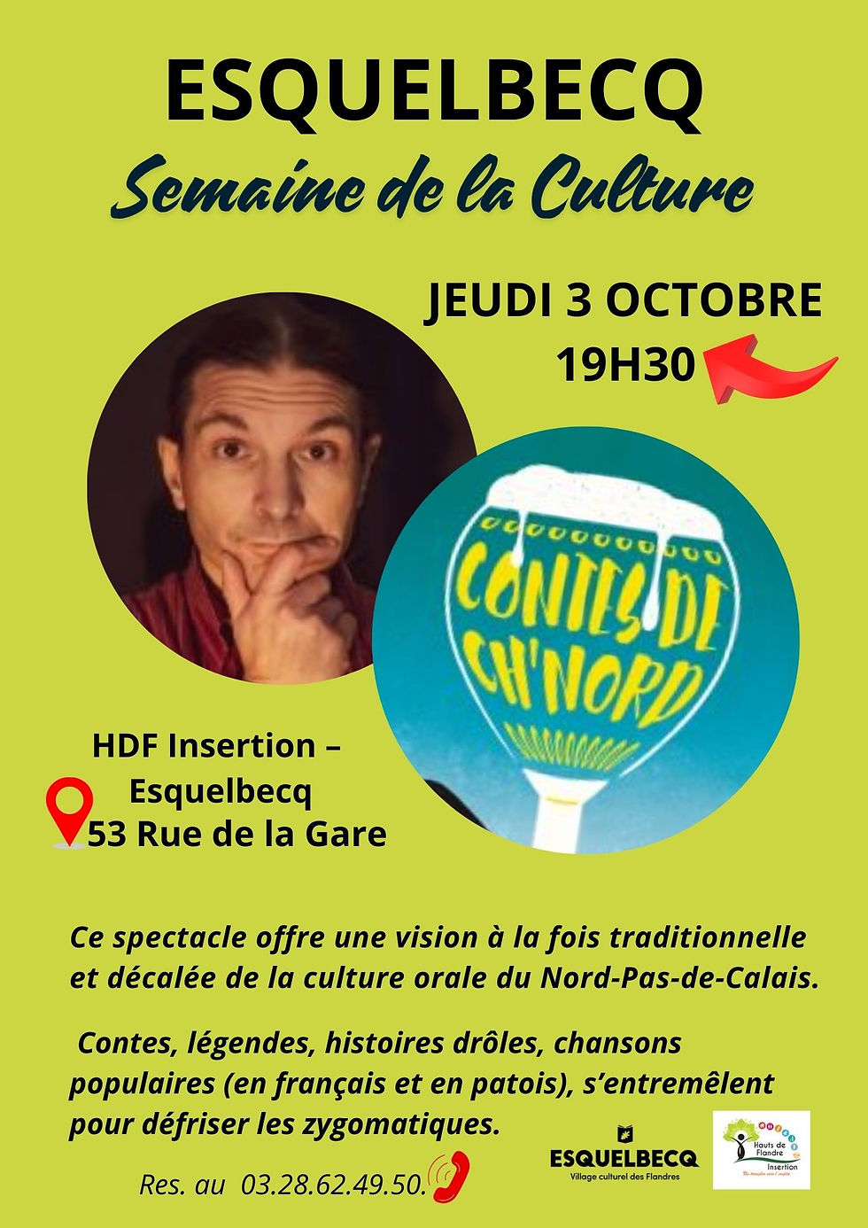 semaine de la culture - contes de ch'nord - thierry moral