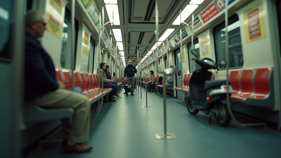 Vue en plongée d'un dépanneur en train de remorquer un scooter à Paris