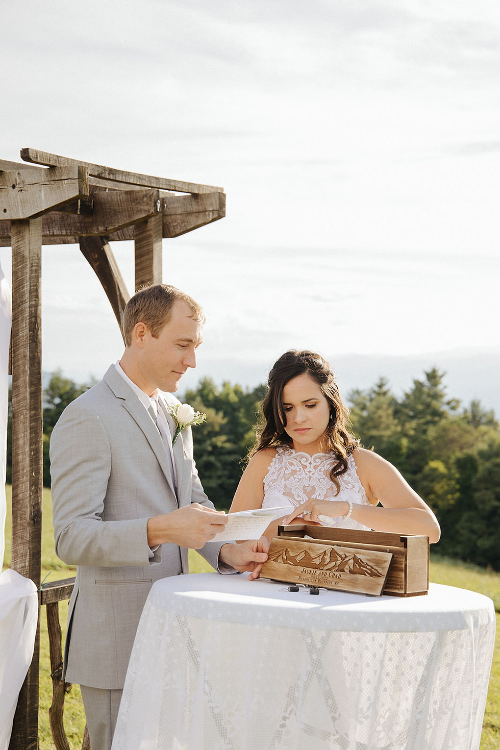 Thumbnail: Engraved Wooden Wine Box