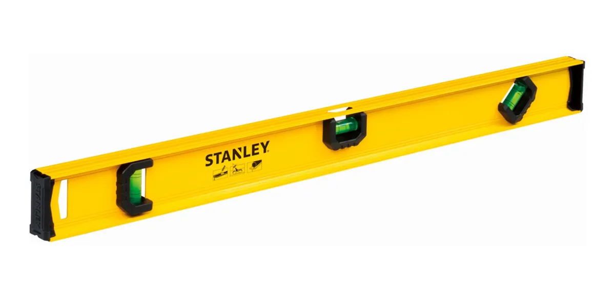 NIVEL 24" STANLEY ALUMINIO, 3 AGUAS