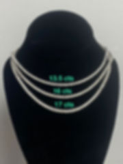 Natural Diamond Tennis Necklaces 16"