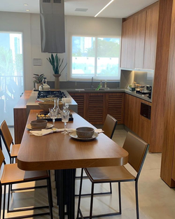 COZINHA EM MDF CUMARU