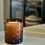 Thumbnail: Brown glass elegant scented  candle 