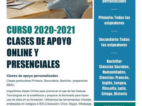 Cursos 2020 - 2021