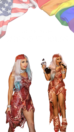 Lady Gaga in a meat dress: vegetarians on the verge of burnout