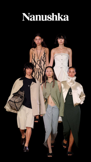 Nanushka SS26 London Fashion Week by Camz Loves Fashion