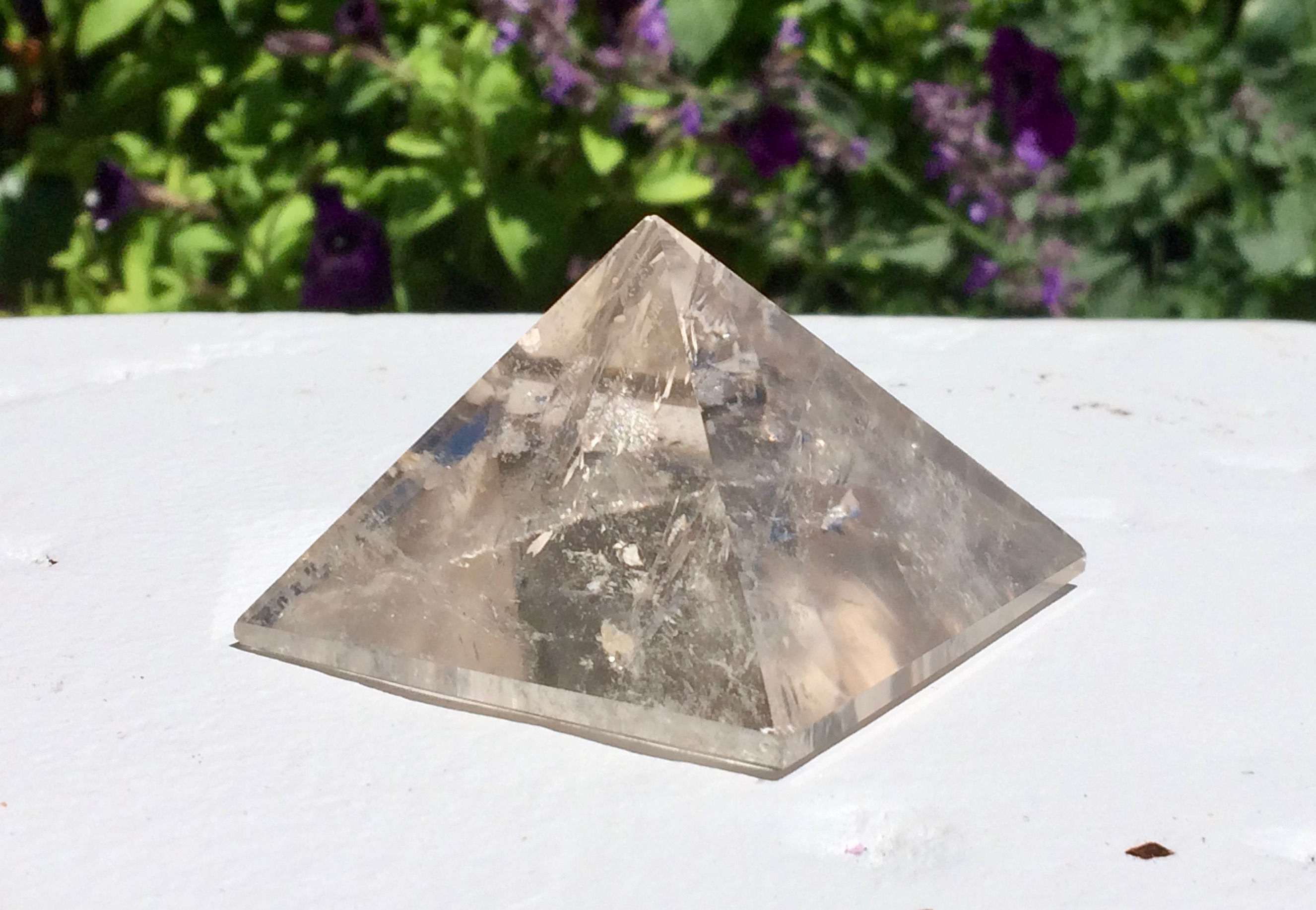 SMOKY QUARTZ PYRAMID